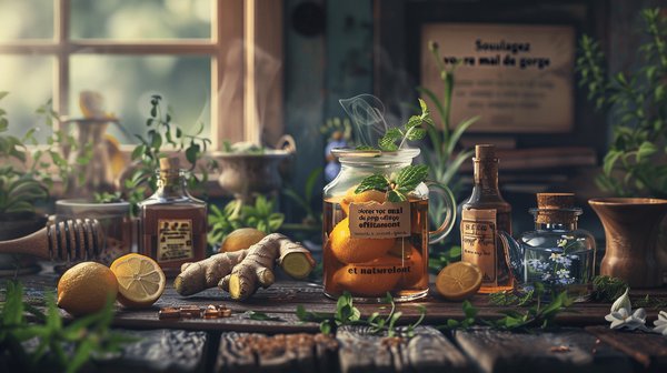 Soulagez votre mal de gorge efficacement et naturellement